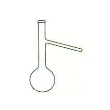 BALAO DE DESTILACAO C/SAIDA LATERAL CAP.250ML | UNIGLAS 137.250 # CA