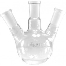 BALAO FUNDO REDONDO C/TRES BOCAS 24/40 CAP.250ML | UNIGLAS 144.250 # CA