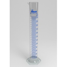 PROVETA GRADUADA BASE SEXT.VIDRO CAP.100ML | UNIGLAS 186.100 # CA