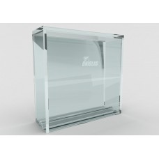 CUBA DE VIDRO P/ PLACAS TLC 20X20CM C:25CM A:25CM L:8CM | UNIGLAS 199.001 # CA