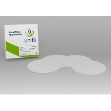 PAPEL FILTRO QUANTITATIVO C40(FAIXA BRANCA)90MM C/100FL | UNIFIL 504009 # CA