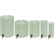 Barrilete em PVC | 8519-5 | Capacidade 50 LITROS | Altura c/ Tampa 58 cm | Diâmetro da Tampa 40 cm