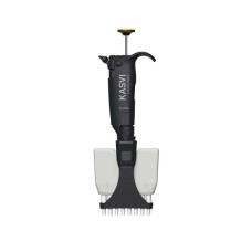 MICROPIPETA MULTICANAL PREMIUM BLACK. 8 CANAIS. 20 - 300 µL | Kasvi K1-8X300PB