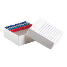 CAIXA DE POLIPROPILENO PARA 81 MICROTUBOS DE 1,5 A 2,0 ML.