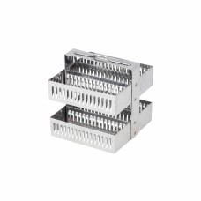 BERÇO PARA CUBA DE COLORAÇÃO. 30 LÂMINAS. AÇO INOX