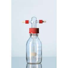 Frasco lavador de gás sem placa porosa e frasco de 500 ml graduado Capacidade 500 ml - 9571300