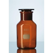 Frasco para reagente Boca Larga Rolha Vidro âmbar Capacidade 100 ml - 2118824