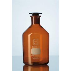 Frasco para reagente com rolha de vidro âmbar Capacidade 10.000 ml - 2116886