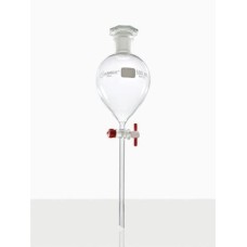 Funil de Separação Bola Torneira de PTFE e Rolha de Vidro Capacidade 1.000 ml - 94291543