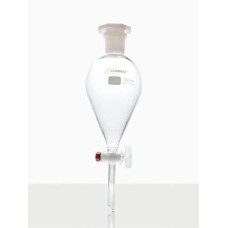 Funil de Separação Squibb Torneira de Vidro e Rolha de Polipropileno Capacidade 125 ml - 9429424